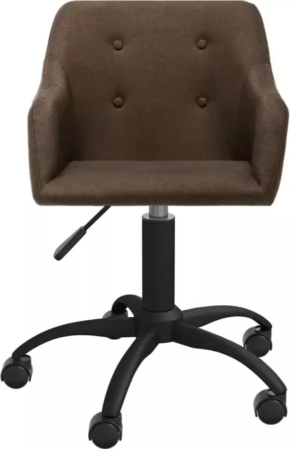 Dolce Vita La Kantoorstoel draaibaar stof donkerbruin - Foto 3