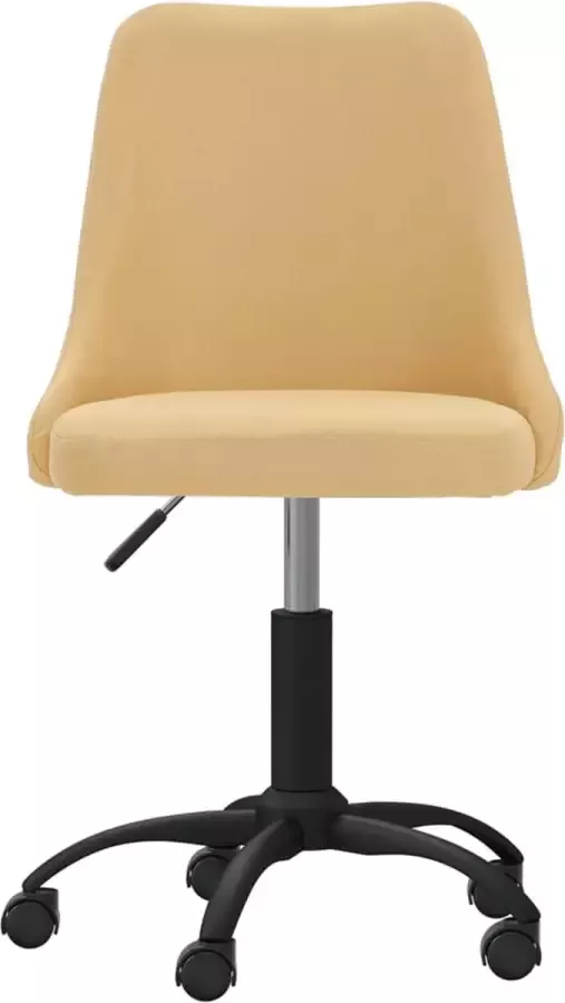 Dolce Vita La Kantoorstoel draaibaar stof geel - Foto 3