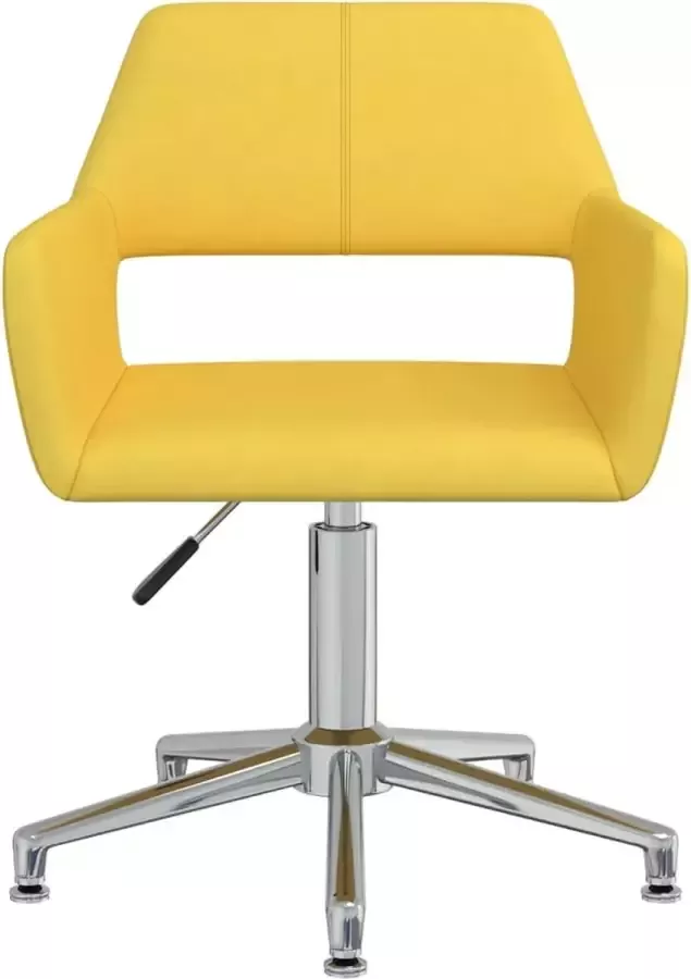 Dolce Vita La Kantoorstoel draaibaar stof geel - Foto 2