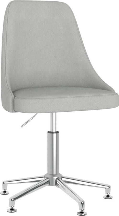 Dolce Vita La Kantoorstoel draaibaar stof lichtgrijs - Foto 8