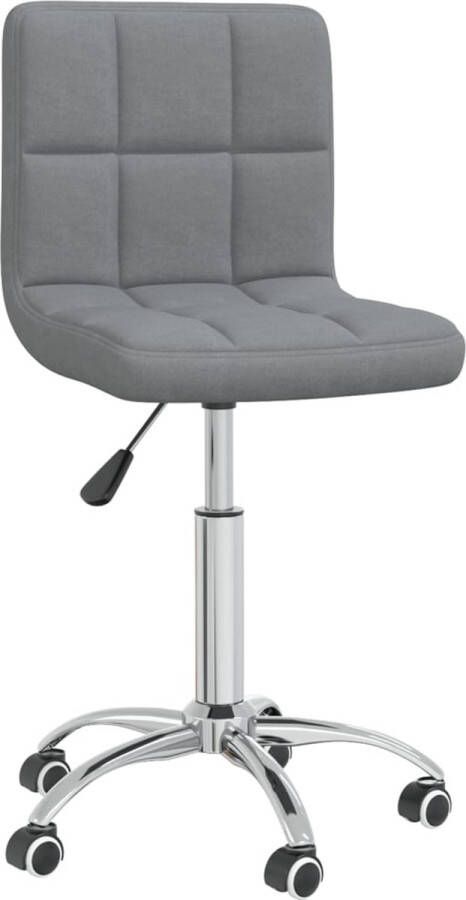 Dolce Vita La Kantoorstoel draaibaar stof lichtgrijs - Foto 7