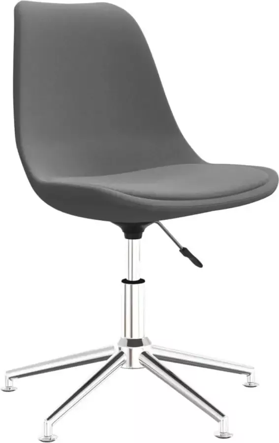 Dolce Vita La Kantoorstoel draaibaar stof lichtgrijs - Foto 4