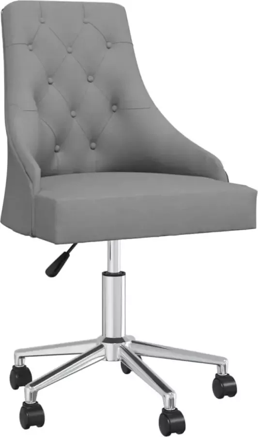 Dolce Vita La Kantoorstoel draaibaar stof lichtgrijs - Foto 6