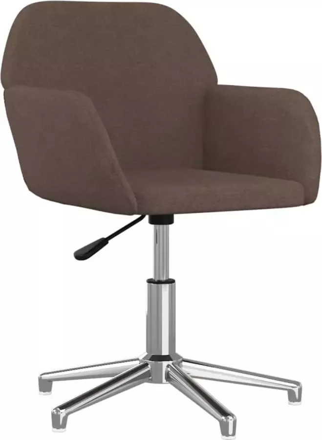 Dolce Vita La Kantoorstoel draaibaar stof taupe - Foto 2