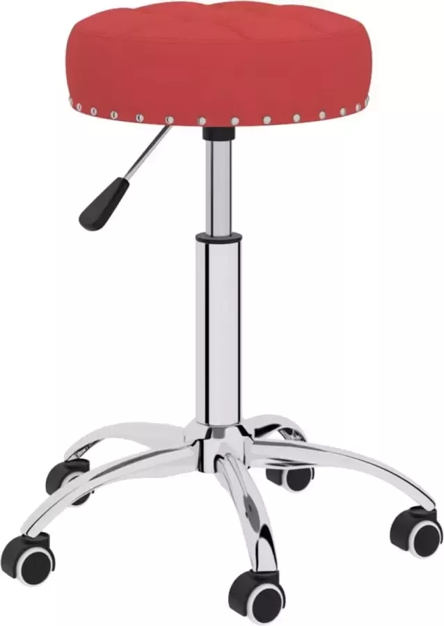 Dolce Vita La Kantoorstoel draaibaar stof wijnrood - Foto 3