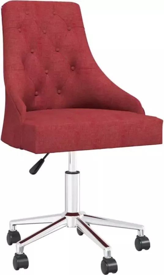Dolce Vita La Kantoorstoel draaibaar stof wijnrood - Foto 8