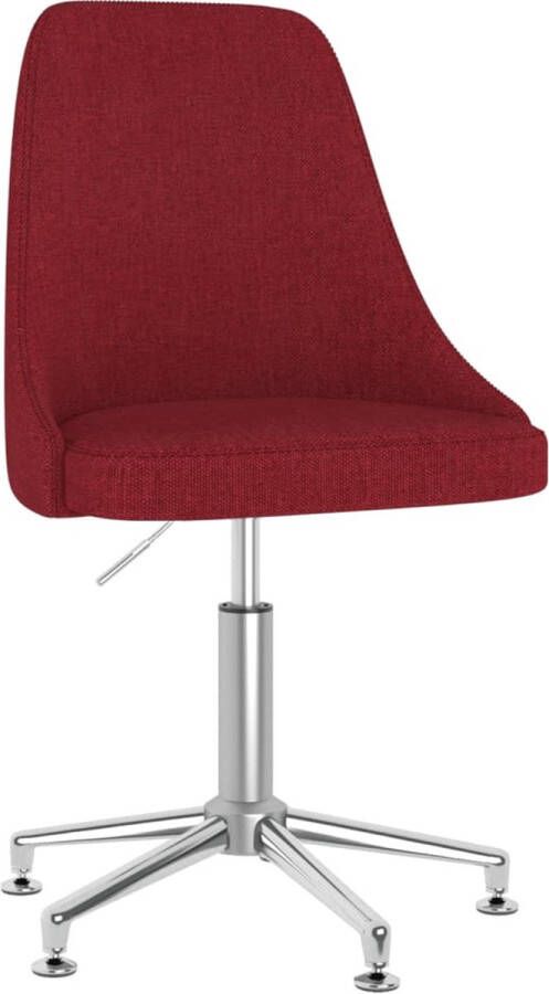 Dolce Vita La Kantoorstoel draaibaar stof wijnrood - Foto 7
