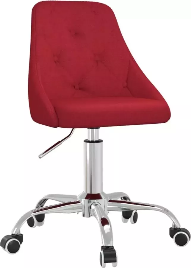 Dolce Vita La Kantoorstoel draaibaar stof wijnrood - Foto 2