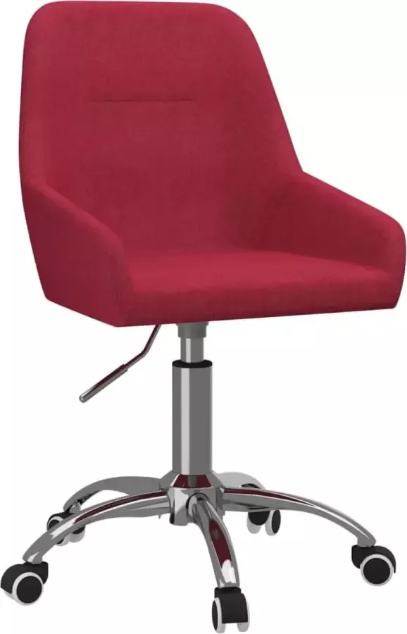 Dolce Vita La Kantoorstoel draaibaar stof wijnrood - Foto 5