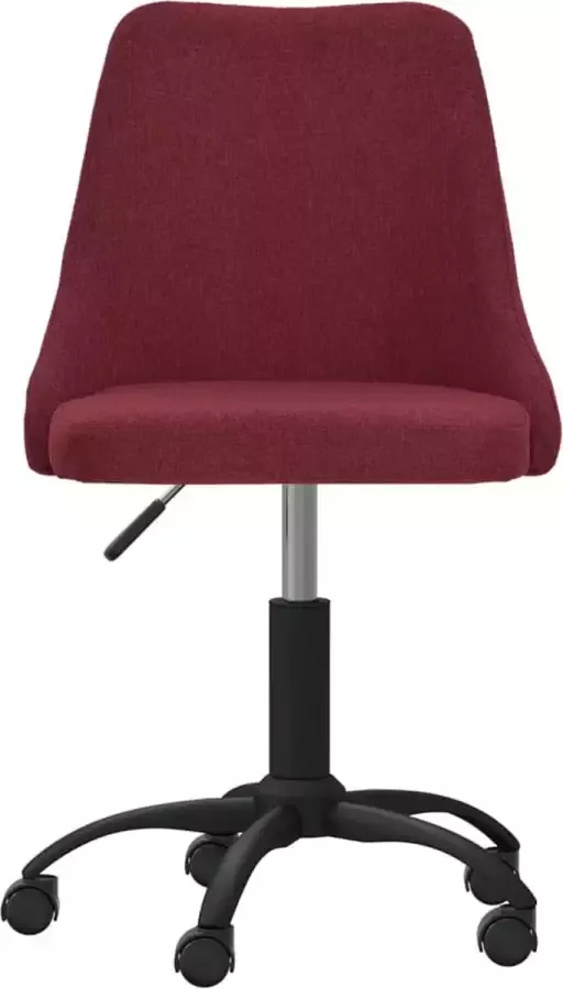 Dolce Vita La Kantoorstoel draaibaar stof wijnrood - Foto 6