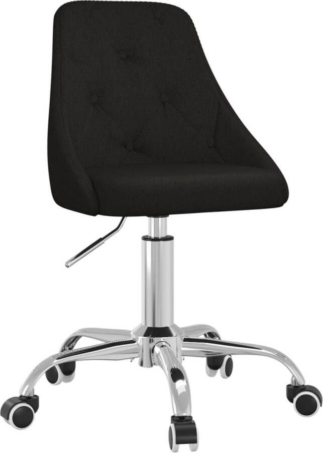Dolce Vita La Kantoorstoel draaibaar stof zwart