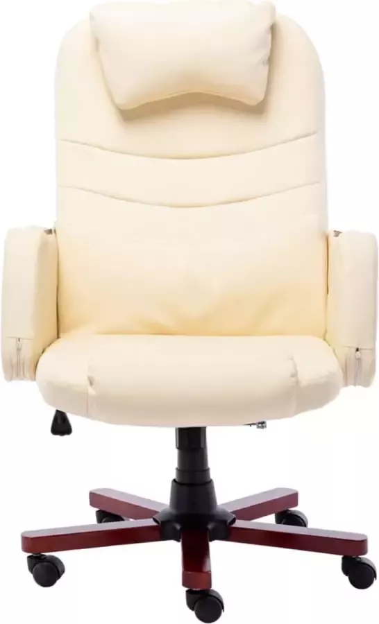 Dolce Vita La Kantoorstoel kunstleer crèmekleurig