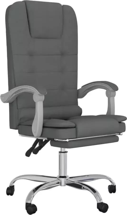 Dolce Vita La Kantoorstoel massage verstelbaar stof donkergrijs - Foto 2