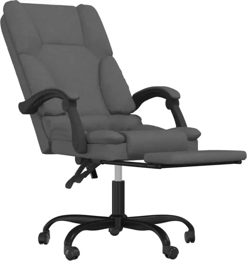 Dolce Vita La Kantoorstoel massage verstelbaar stof donkergrijs