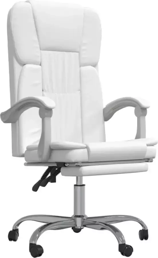 Dolce Vita La Kantoorstoel verstelbaar kuntsleer wit