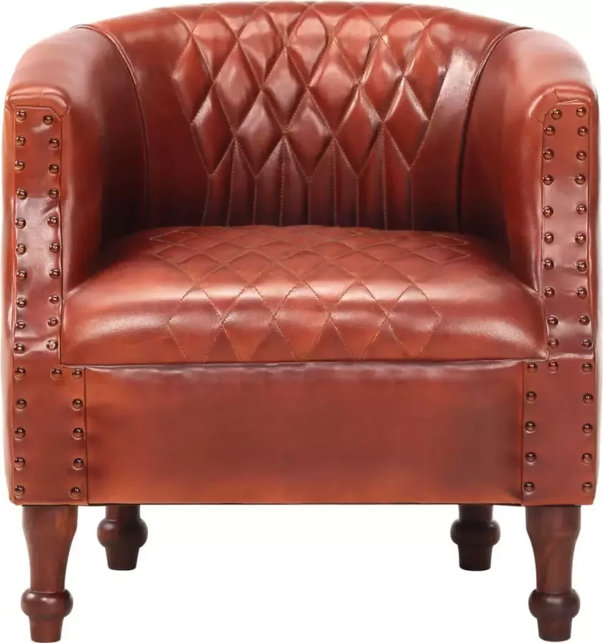 Dolce Vita La Kuipstoel 62x58x65 cm echt leer bruin