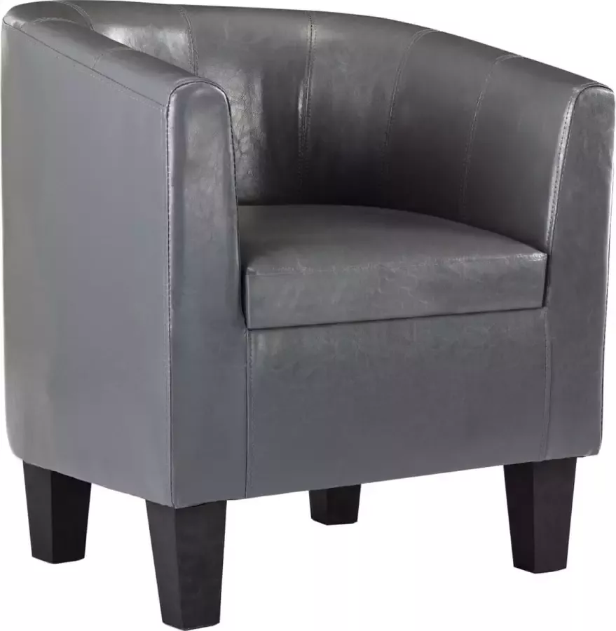 Dolce Vita La Kuipstoel kunstleer grijs