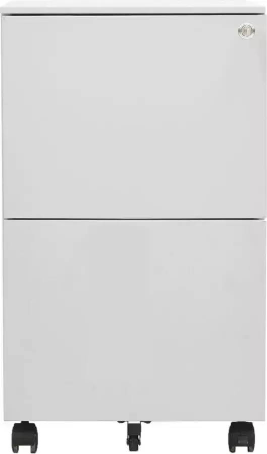 Dolce Vita La Ladeblok verrijdbaar 39x45x67 cm staal lichtgrijs