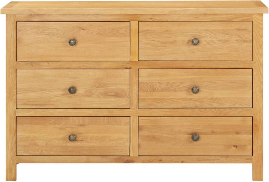 Dolce Vita La Ladekast 105x33 5x73 cm massief eikenhout