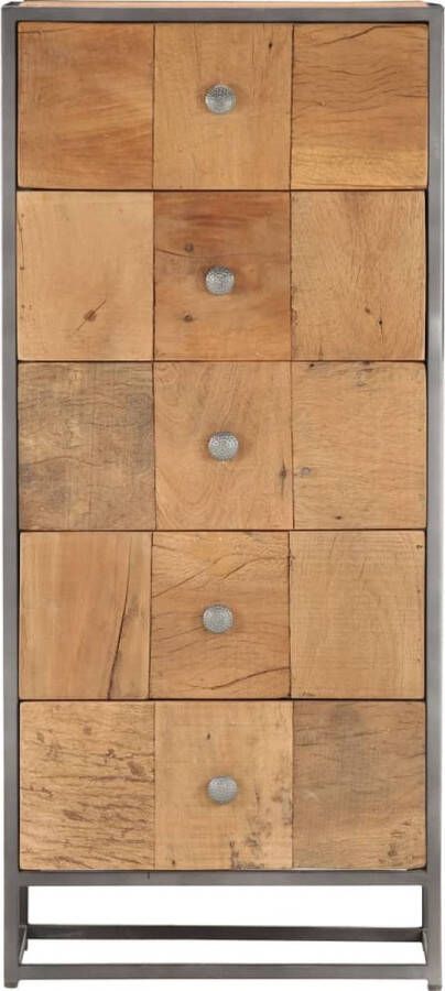 Dolce Vita La Ladekast 45x30x100 cm massief gerecycled hout