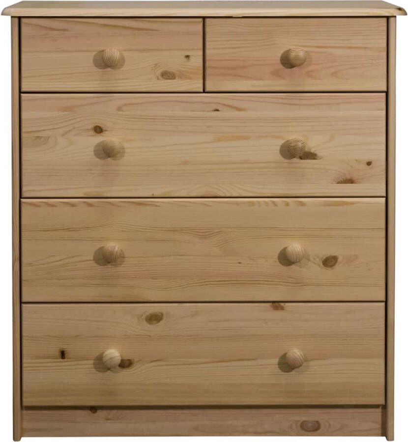 Dolce Vita La Ladekast 75x35x80 5 cm massief grenenhout