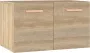 Dolce Vita La Muurkast Plankkast Zwevende kast Opbergwand Wandopberger Wandmeubel met planken 60x36 5x35 cm bewerkt hout sonoma eikenkleurig - Thumbnail 2