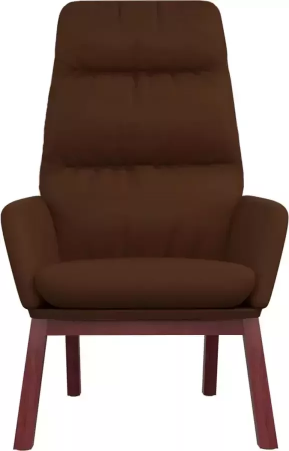 Dolce Vita La Ontspanningsstoel Comfortstoel Ruststoel Loungestoel echt leer bruin