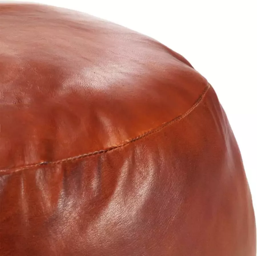 Dolce Vita La Poef 60x30 cm echt geitenleer tan