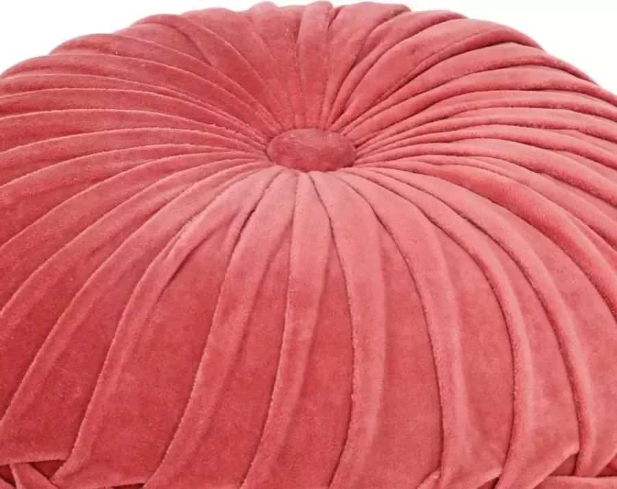 Dolce Vita La Poef smock ontwerp 40x30 cm katoenfluweel roze