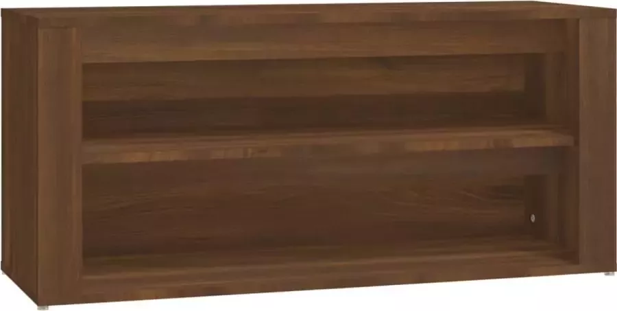 Dolce Vita La Schoenenrek 100x35x45 cm bewerkt hout bruineikenkleurig