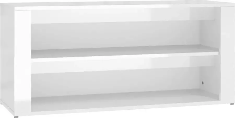 Dolce Vita La Schoenenrek 100x35x45 cm bewerkt hout hoogglans wit