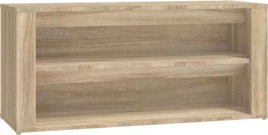 Dolce Vita La Schoenenrek 100x35x45 cm bewerkt hout sonoma eikenkleurig