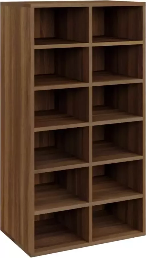 Dolce Vita La Schoenenrek 54x34x100 5 cm bewerkt hout bruineikenkleurig