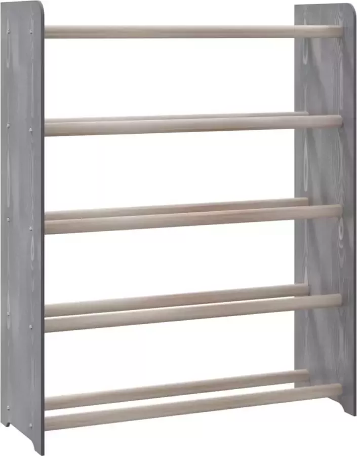 Dolce Vita La Schoenenrek 65x24x81 cm bewerkt hout grijs