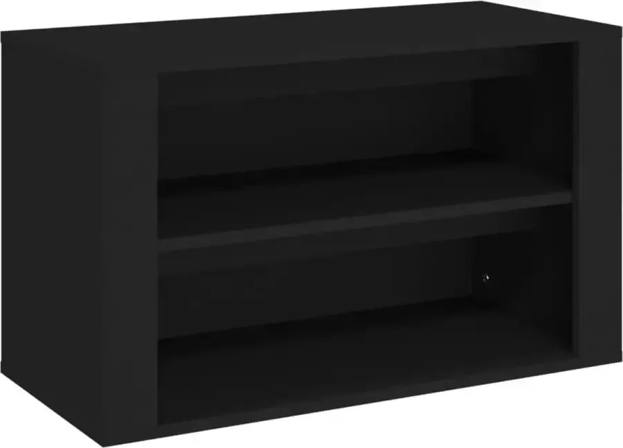 Dolce Vita La Schoenenrek 75x35x45 cm bewerkt hout zwart