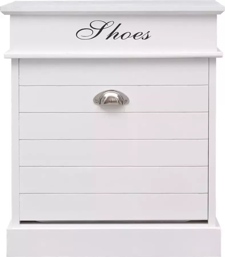 Dolce Vita La Schoenenrek Schoenenopberger Schoenenladekast Schoenenkast met deuren 50x28x58 cm paulowniahout grijs