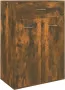 Dolce Vita La Schoenenrek Schoenenopberger Schoenenladekast Schoenenkast met deuren 60x35x84 cm bewerkt hout gerookt eikenkleurig - Thumbnail 1