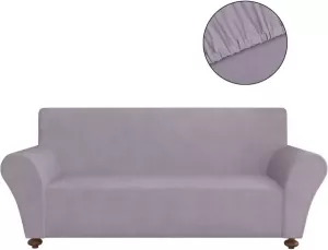Dolce Vita La Stretch meubelhoes voor Zitmeubel Sofa Zitbank Loungebank Hoekbank Relaxbank Loveseat Bank grijs polyester jersey