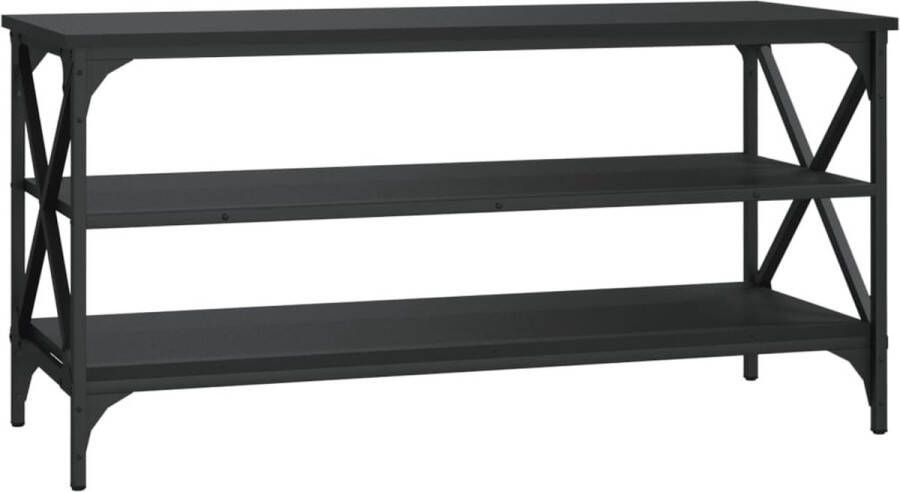 Dolce Vita La Tv-kast Mediameubel Tv-standaard Tv-tafel Televisiemeubel Tv-opbergkast 100x40x50 cm bewerkt hout sonoma eikenkleurig