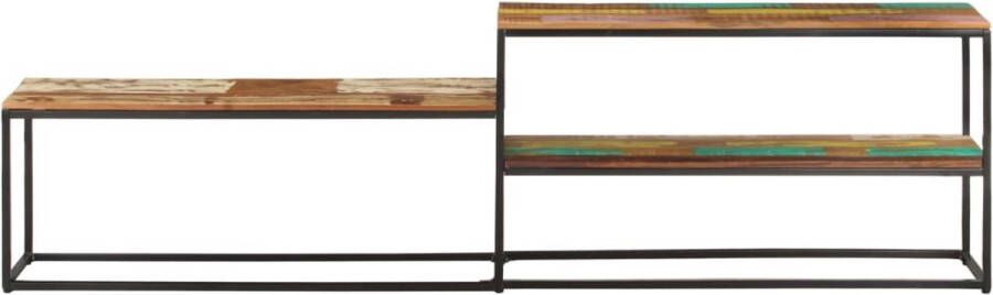 Dolce Vita La Tv-kast Mediameubel Tv-standaard Tv-tafel Televisiemeubel Tv-opbergkast 180x30x50 cm massief gerecycled hout