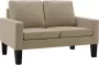 Dolce Vita La TweezitsZitmeubel Sofa Zitbank Loungebank Hoekbank Relaxbank Loveseat Bank kunstleer cappuccino - Thumbnail 2