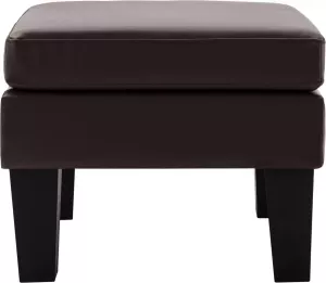 Dolce Vita La VoetenZitmeubel Sofa Zitbank Loungebank Hoekbank Relaxbank Loveseat Bank kunstleer bruin