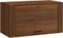 Dolce Vita La Wand Schoenenrek Schoenenopberger Schoenenladekast Schoenenkast met deuren 70x35x38 cm massief grenenhout bruineiken - Thumbnail 2