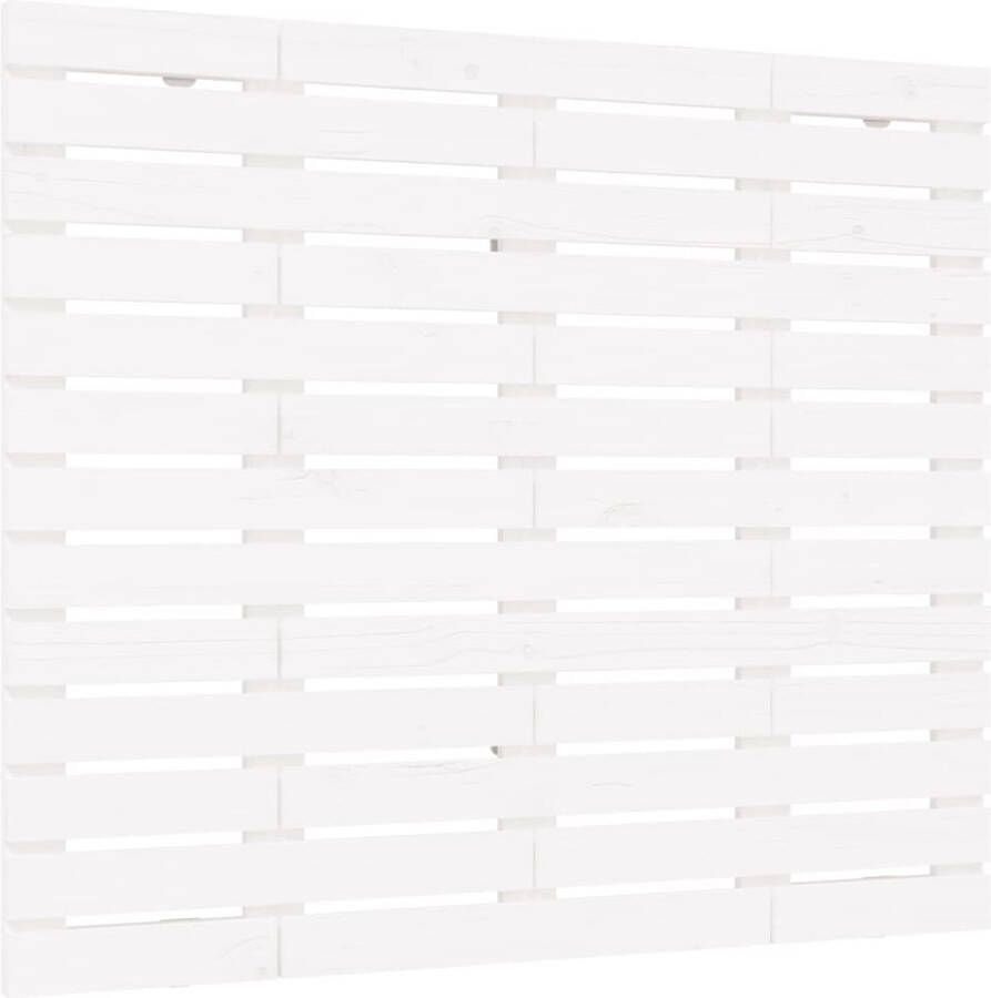 Dolce Vita La Wandhoofdbord Muurbevestigd hoofdbord aan de wand Hoofdeinde bevestigd aan de muur 126x3x63 cm massief grenenhout