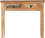 Dolce Vita La Wandplank Opklaptafel Wandmeubel Dressoir tafel Kaptafel 90 5x30x75 cm massief acaciahout en gerecycled hout - Thumbnail 2