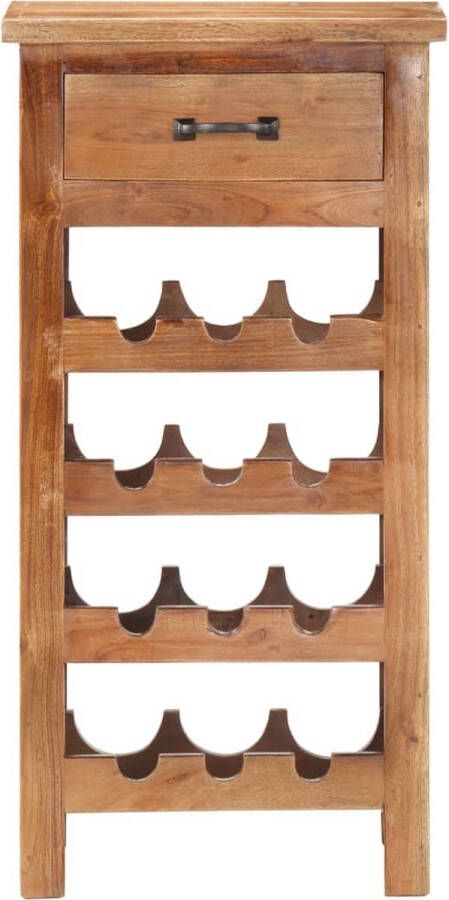 Dolce Vita La Wijnrek Wijnkast 40x30x80 cm massief acaciahout