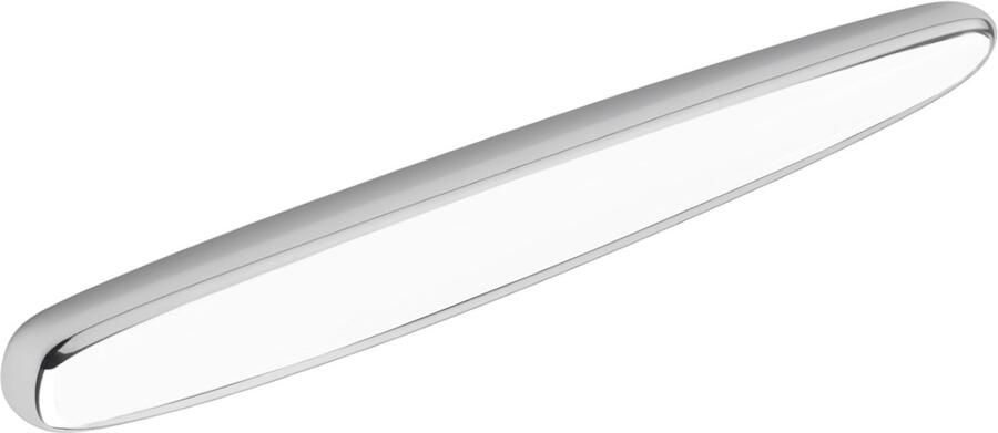 Domino Meubelgreep in Wit en Chroom Hoogwaardige kastgrepen van Znal Ladegrepen Moderne stijlgrepen voor keukenkasten Ladekasten Meubels 128 mm