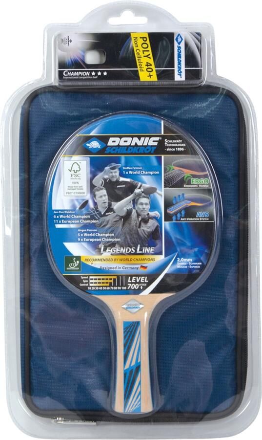 Donic schildkröt Donic Schildpad Tafeltennis Cadeauset Legendes 700