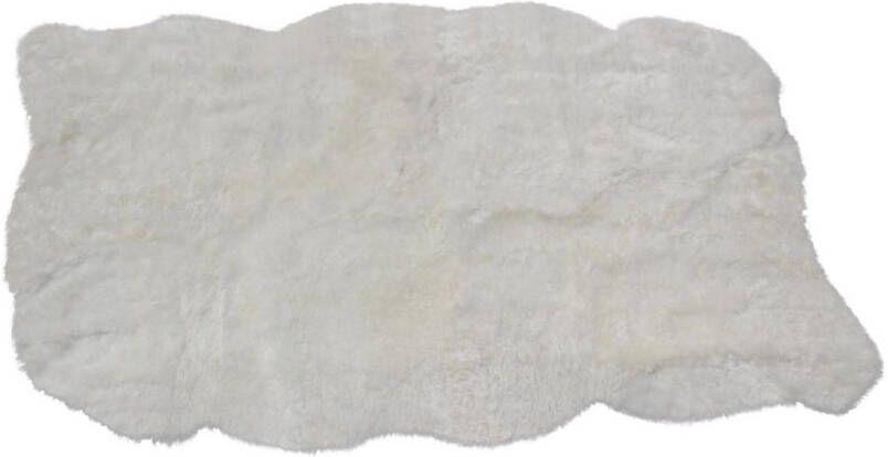 Donja HD IJslands schapenvacht vloerkleed tapijt natuurwit