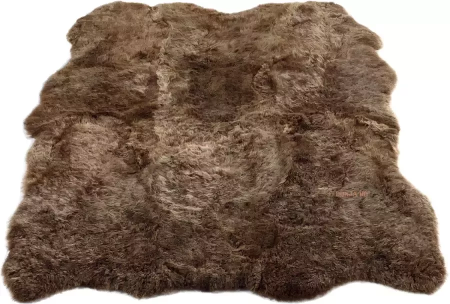 Donja HD vloerkleed Tapijt IJslands schapenvacht bruin Brisa